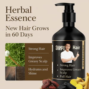 【New Hair Grows In 60 Days】500ML Ginger Hair Growth Shampoo Anti-hair Loss Oil Control Dandruff Hydrating Shampoo