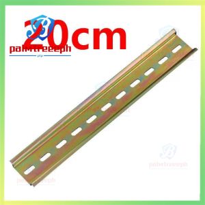 【Fast Delivery】20/50/100cm grooved metal DIN fixed rail general circuit breaker rail relay rail DIN mounting rail