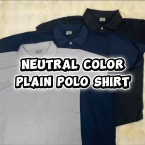 Transfer It Neutral Color Honeycomb Plain Premium Polo Shirt Uniform Mens Ladies Comportable Wear