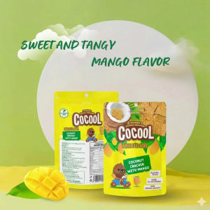 Danang speacialty Cocool snack - Crispy and irresistible coconut Crackers - Zip Bag 80gr