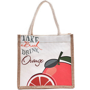 Beg tangan tenunan kapasiti besar musim panas dan musim luruh fesyen beg beli-belah serba boleh gaya Korea untuk pelajar