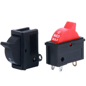 3 Pin 3 Gears Rocker Switch SPDT Snap-in Rocker Switches Push Button for Hair Dryers Electric Fans Water Dispensers