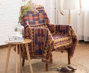 Thảm Vintage Thảm Thổ Cẩm Họa Tiết 1m8x2m3 1m3x1m8 Nhập Khẩu Khăn phủ sofa trải bàn trang trí nhà cửa background chụp ảnh Thảm picnic