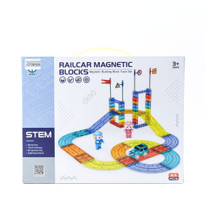 [New Arrival] Magnetic Building Block 3D Tunnel Track Tiles Kids Early Learning Toy 儿童益智积木 Mainan LED Block VTOYS