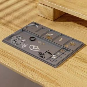 btnx Storage for screws parts and repair tools - multi-compartment metal storage with anti-shock pads H5K8Q