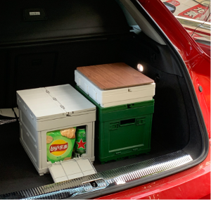 Hộp Đựng Đồ Xếp Gọn Cắm Trại Du Lịch Kiêm Bàn Ăn Camping Mini Table Box - Phụ Kiện Thuận Lợi