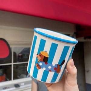 GROCERIY Cartoon Puppy Ceramic Milk Cup Puppy 350ml Tea Cup Drinkware Ceramic Coffee Mug Valentines Day Present