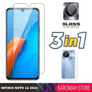 PROMO PAKET 3 INC 1 Tempered Glass INFINIX NOTE 12 2023 / INFINIX NOTE 10 2021 Anti gores Kaca Pengiriman Cepat