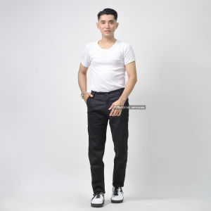 Celana Chinos Panjang Carbon twill Streach Big size 40-52 Premium Bahan Tebal