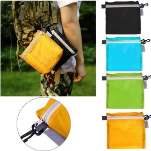 JESJELIU Camping Hiking Zipper Storage Tool Pocket Portable pouch Backpack Rain Cover Waterproof swimming bags Travel Cosmetic Bag Outdoor Organizer