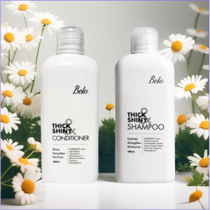 BEL0 Belo Thick & Shiny - Hair Growth Elixir - Shampoo & Conditioner for Enhanced Volume