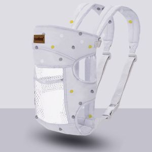 Địu em bé sơ sinh được thiết kế mặt lưới mềm mát Địu 4 tư thế đa năng