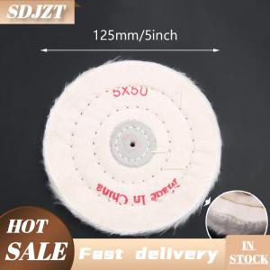 SDJZT 3 4 5 6 7 8 bánh xe Buffing đánh bóng bánh xe bông Lint vải Buffing bánh xe vàng bạc trang sức gương đánh bóng bánh xe Flannelette