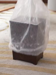 Trash can household living room creative wooden large with lid trash can office bedroom kitchen restaurant paper basket