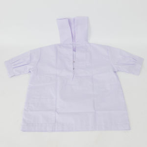 เสื้อนักเรียนคอทหารเรือ ตราชัยยะ *ไซส์เล็กกว่าสมอ* ผ้าค็อตตอนนุ่ม คุณภาพดี สินค้างานไทย