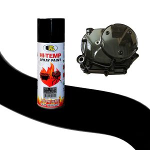Sơn xịt chịu nhiệt  chống cháy 1200 F. (No.1039 đen bóng) - BOSNY HI-TEMP 400cc.
