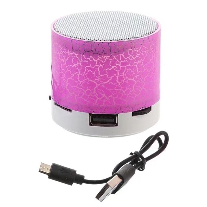 MINI PORTABLE WIRELESS SPEAKER BLUETOOTH WITH DANCING LED LIGHT | Lazada PH