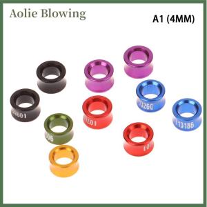Aolie 10Pcs Aluminum Parrot Leg Rings Pigeon Foot Rings Bird Parrot Feeding Identification Outdoor Flying Training Tools Bird Supplies