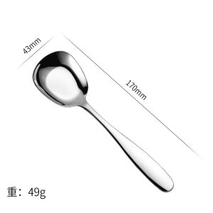 (HÀNG CAO CẤP) THÌA ĂN CƠM/ MUỖNG SOUP DÁNG VUÔNG BẰNG INOX DÀY DẶN SIÊU ĐẸP -  thìa inox ăn phở - thìa muỗng INOX 304 Cao Cấp Chuyên Dùng Cho Khách Sạn - muong thia INOX Cao Cấp Sang Trọng - Phụ kiện phòng ăn khách