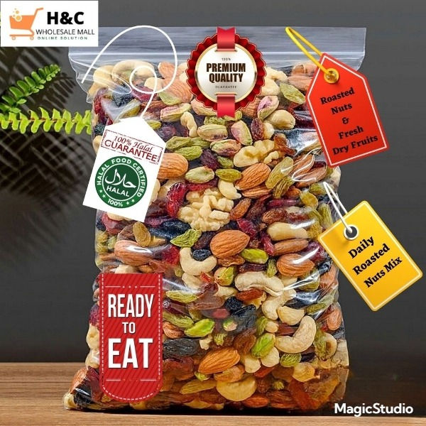 Healthy Roasted Mix Nuts Ready to Eat Good Premium Quality mixed nut kacang almond cashew nut