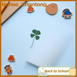 Behoo 1 5 10Pcs Lucky Clover Postcards Natural Grass Transparent Wishing Cards For Bookmarks