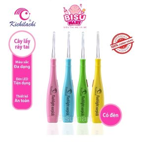 Dụng cụ lấy ráy tai cho béĐèn Pin Mini Soi Tai Kichilachi Hộp 3 Đầu