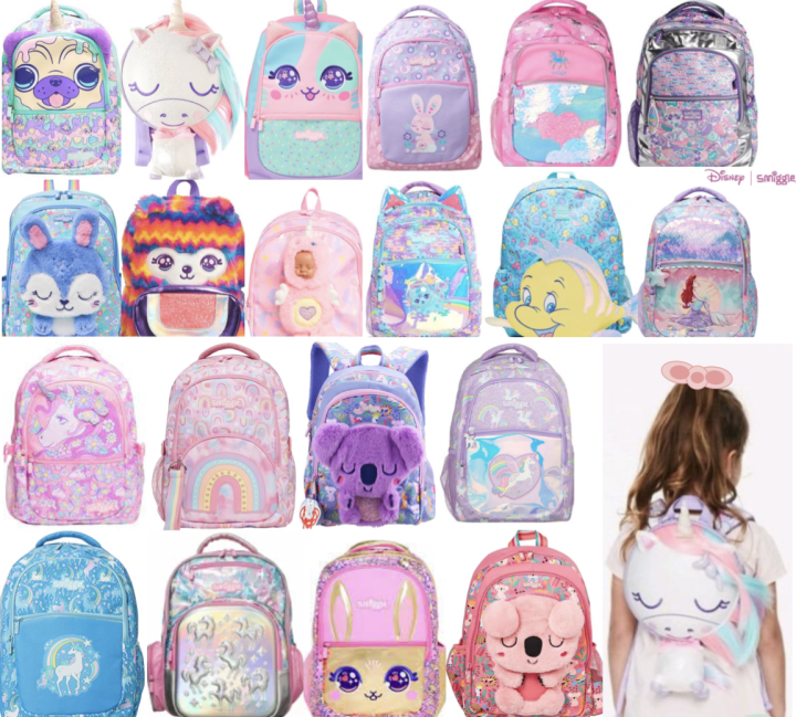 Fluffy smiggle online backpack