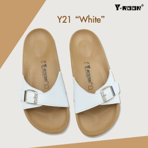 รองเท้าแบบสวม Y-Roon (วัยรุ่น) รุ่น Y21ปรับสายรองเท้าได้   ทรงไบเก้น <birkenstock>  หน้าเข็มขัด