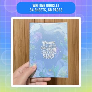 Writing Booklet Notebook Blank 68 pages Design 1