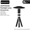 BLACKDOG LIGHTHOUSE / STARFIRE Series Mini Lamp Lantern Light Flashlight Accessories Add-ons Tripod Lampshade Hat Magnetic Base Metal Aluminum Plastic Tripod Rubber Silicone Cover Sleeve. 