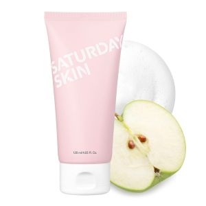 Saturday Skin Hydrating Foam Cleanser – Anti Aging Face Wash with Extract Moisturizing Face Wash All Natural Foaming Facial Cleanser Korean Face Wash for Women & Sensitive Dry Skin