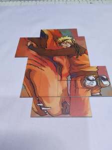 Narutopedia boruto Kurama ref magnet collectible puzzle