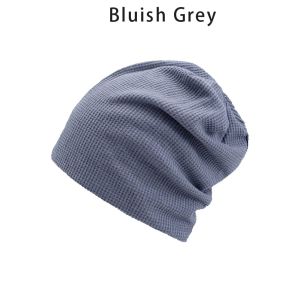 2 Colors Women Skullies Knitted Beanies Hedging Caps Solid Color Cotton Spring Summer Bonnet Hat
