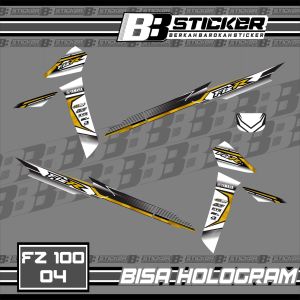 Striping Fiz R BISA HOLOGRAM  Stiker Sticker Striping Variasi Lis Yamaha Fiz R  Fz 100