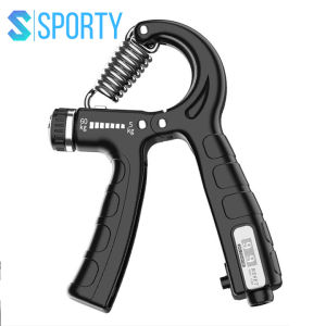 Bóp tập cơ tay YGW26 Đếm số Có Hộp có điều chỉnh kháng cự (10-60kg) tích hợp lò xo thép không rỉ SPORTY