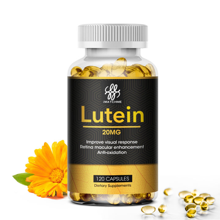 IMATCHME Lutein with Zeaxanthin 20MG Capsules Protect Vision ...