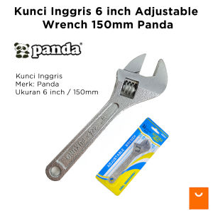 Kunci Inggris 6 inch Adjustable Wrench 150mm Panda