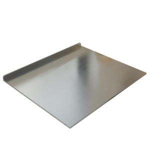 Keranixy Food Grade Stainless Steel Chopping Board Non Slip Rectangle Cutting Mat Kitchen Baking Papan Kek