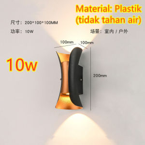 (COD) Lampu hias tempel pilar dinding tembok minimalis klasik antik - Hitam - Hitam - kami menyediakan Promo terlaris lampu hias LED miimalis ruang tamu dinding plafon gantung modern depan 2 warna penerangan