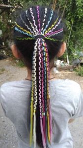 ไหมถักผม ไหมถักเปีย มีมากกว่า10เฉดสี 10฿