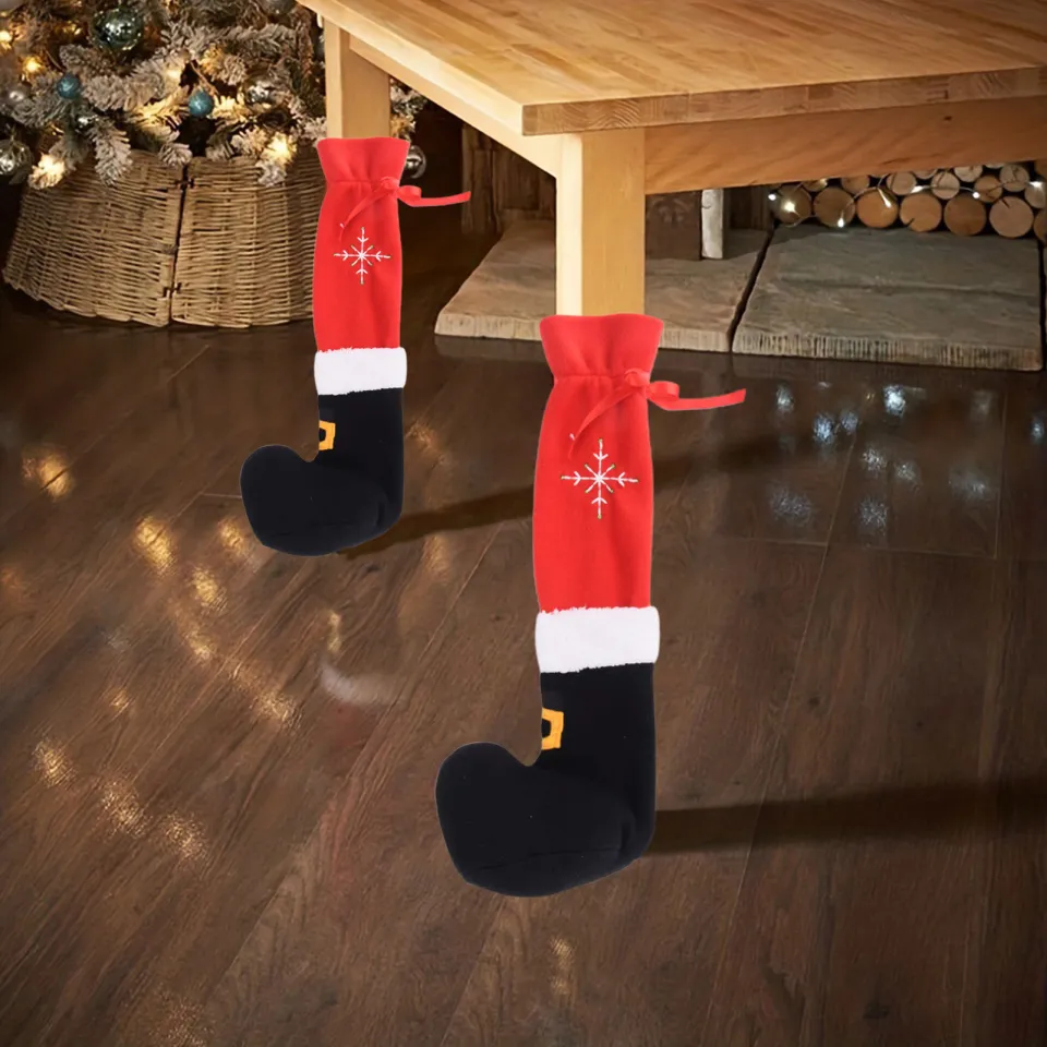 Seasonal Furniture Accessories Christmas Table Leg Covers