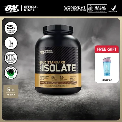 Optimum Nutrition Gold Standard Isolate Protein 5 lbs + Shaker