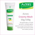 ACNES Creamy Wash 50gr 100gr - Facial Wash - Sabun Pencuci Wajah Untuk Kulit Berjerawat. 