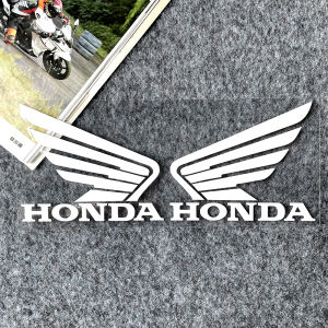 2pcs Honda Motorcycle Reflective Wing Sticker Honda LOGO Fuel Tank Decorative Decal 3D Resin Gel Sticker