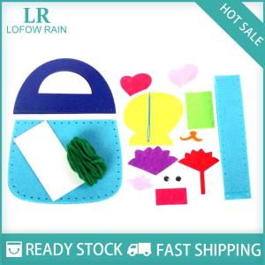 LF Wholesale✨Flash Sale ✨ 8Pcs Kids Sewing Kit DIY Felt Sewing Kits Preschool Educational Toys Craft Felt With Safety Needle For Boys Girls Beginners