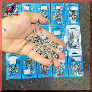 Bộ ốc áo inox sọc thái cho các loại xe máy MS01
