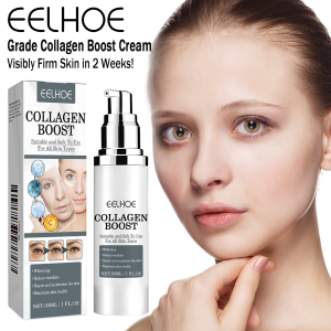hot Collagen Face Cream Anti Aging Wrinkle Reduction Moisturizer for Women Firming & Lifting Cream to Brighten Skin Ton 30ml