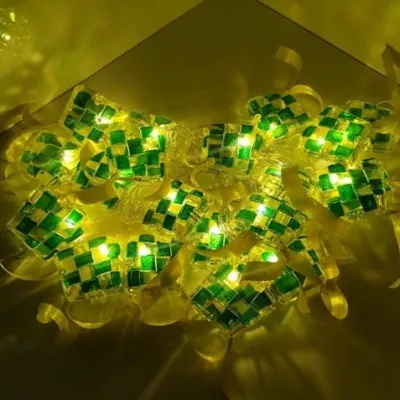 LAMPU HIAS KETUPAT lampu model ketupat lebaran Lampu natal lampu ketupat lampu tumblr ramadhan plastic plastik bisa cod gratis ongkir