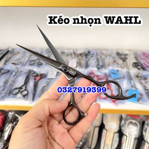 Wahl Kéo Nhọn Cao Cấp WAHL 6.0in - Kích Thước 17cm Lưỡi Kéo 6.3cm Chất Liệu Hợp Kim Thép Công Nghệ Nhật Bản Tặng Bao Da Chuyên Sản Phẩm Tóc