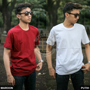 KAOS POLOS LENGAN PENDEK PREMIUM COTTON COMBED 30s